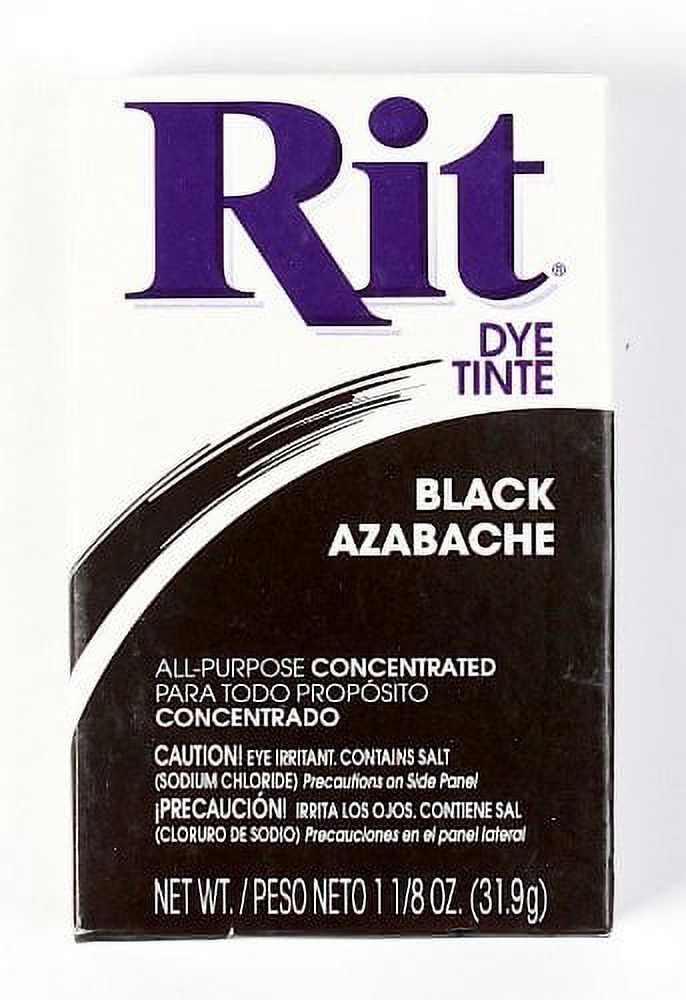 Rit Dye Powder Dye, 1-1/8 oz, Black, 10-Pack 